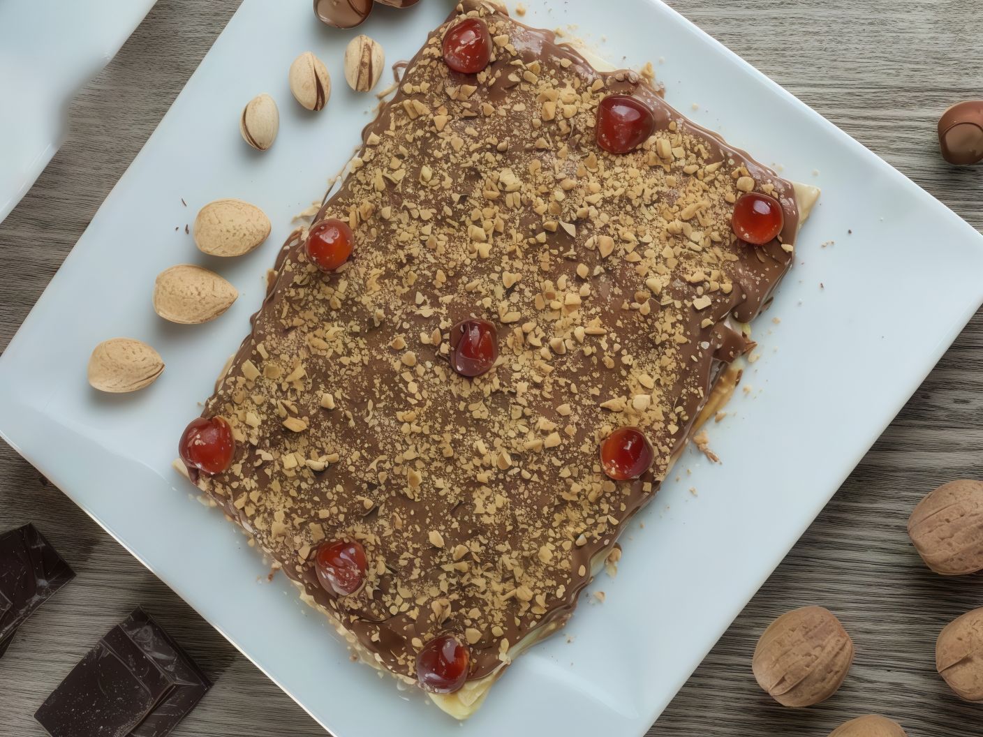 Chocolate With Hazelnut Pie