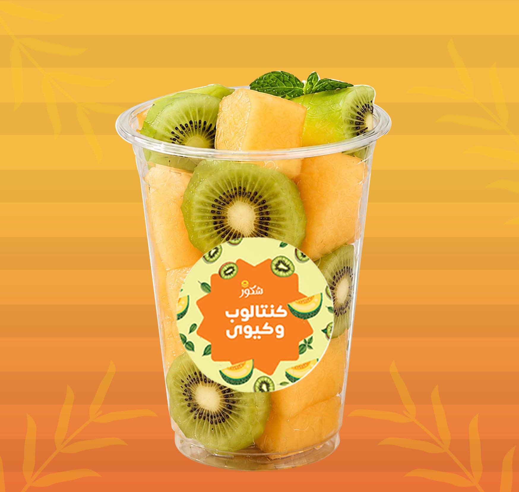 Cantaloupe Kiwi Cubes