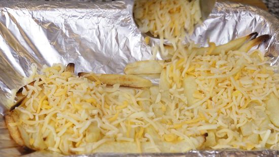 French Fries With Roquefort Cheese