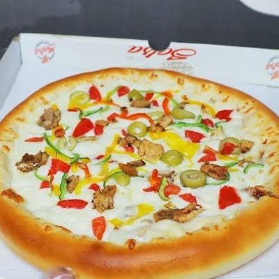 Italian mushroom pizza