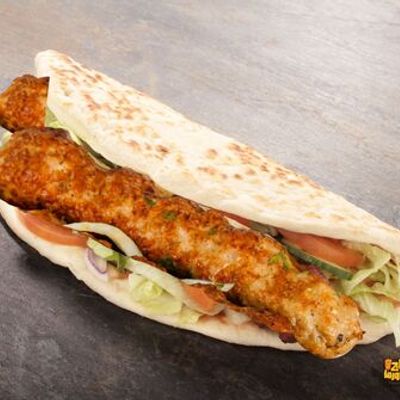 Chicken Kofta Saj Sandwich