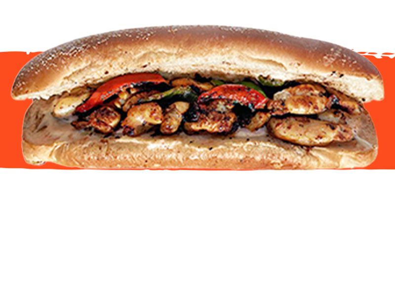 Squid Eggs Fajita Sandwich