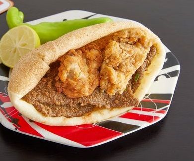 Liver And Giblets Sandwich