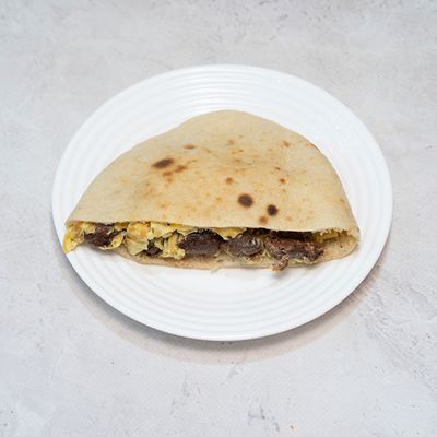 Sausage Omelette Sandwich