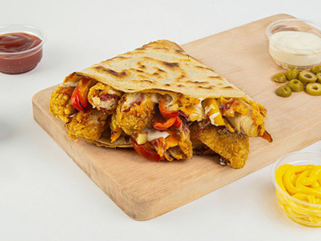 pane mix fries crepe