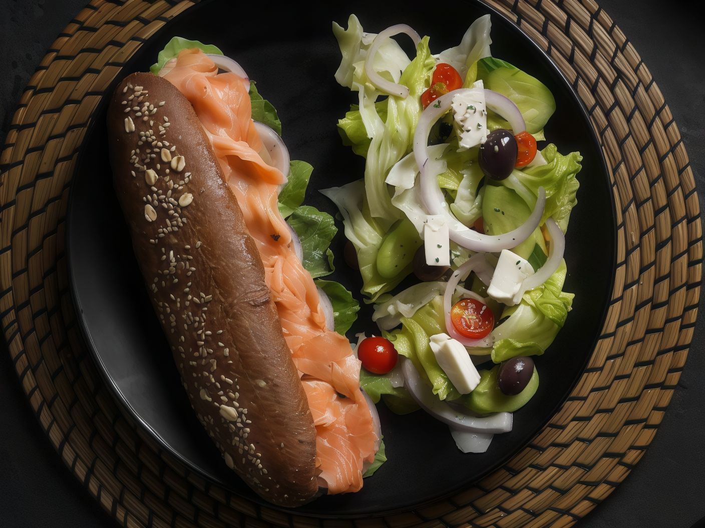 Smoked Salmon Sandwich