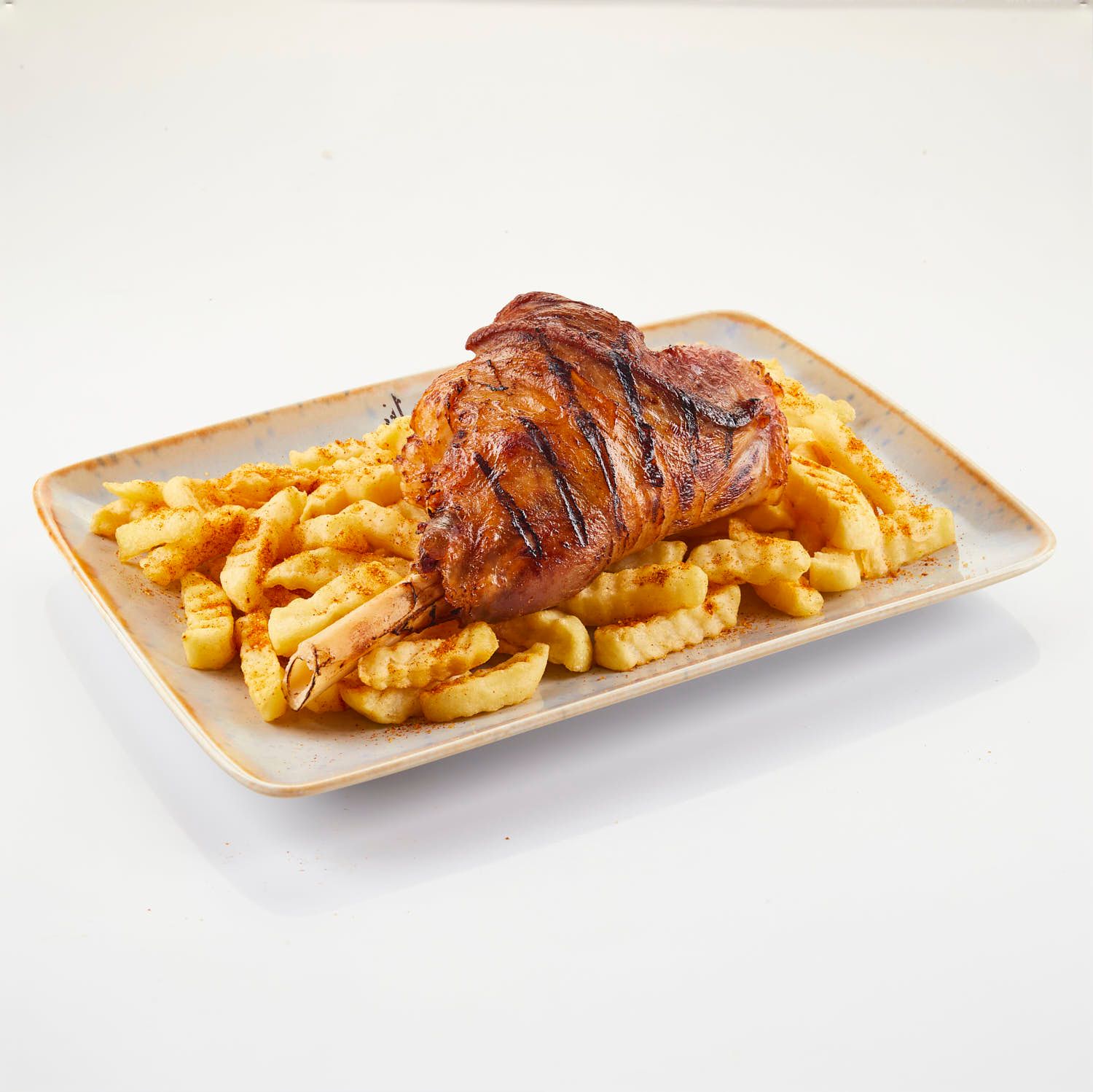Plain Lamb Shank+ French Fries