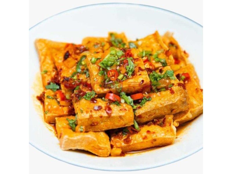 Fried Tofu With Veggies