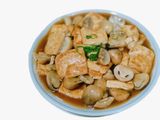Fried Tofu With Mushrooms