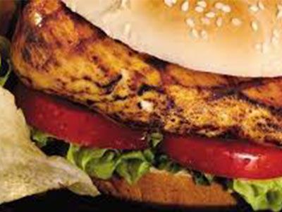 Chicken Steak With Cheese Sandwich