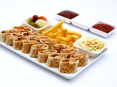 ُExtra Shredded Arabic chicken Shawerma meal