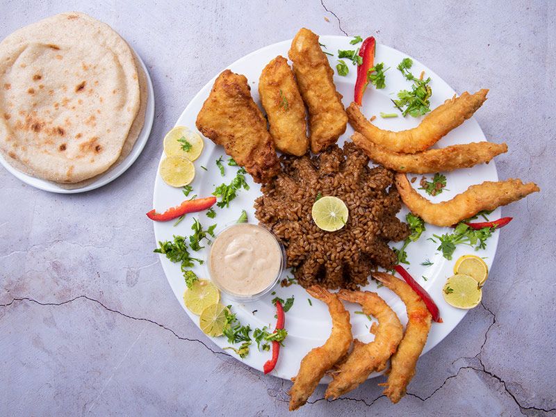 Mix Fish Fillet And Shrimp Meal