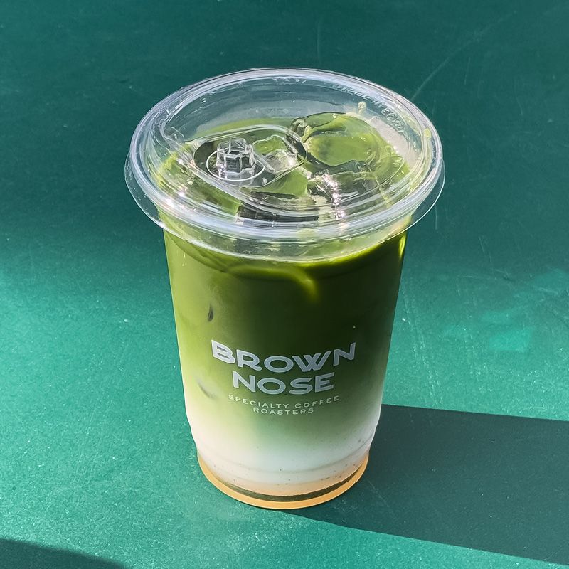 Iced Sea Salt Vanilla Matcha latte