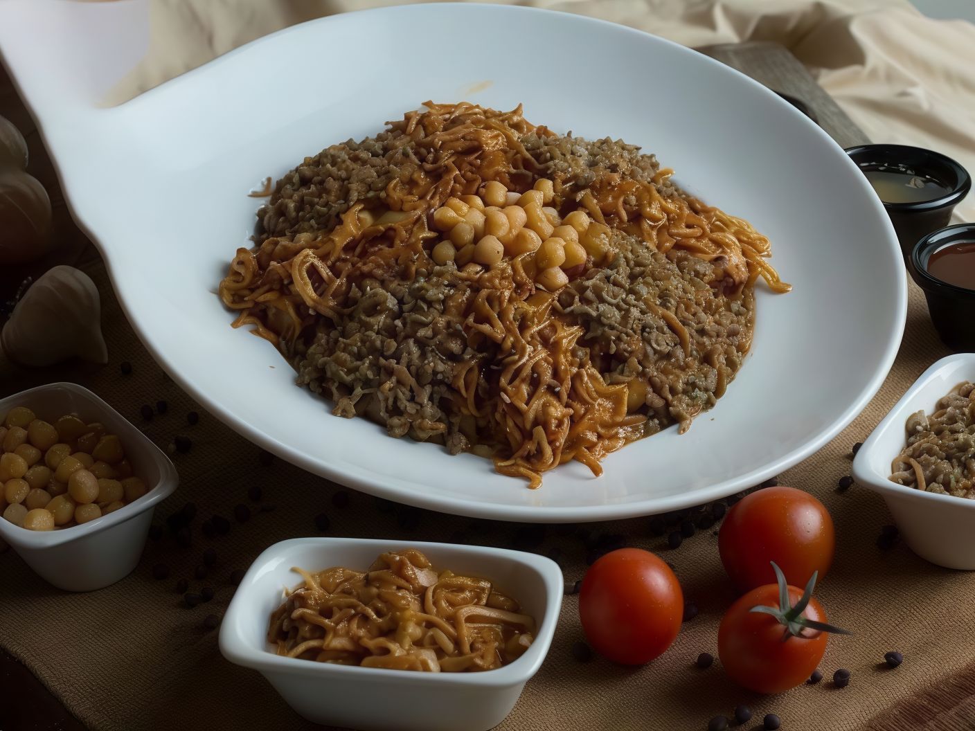 Jumbo With Liver Koshary