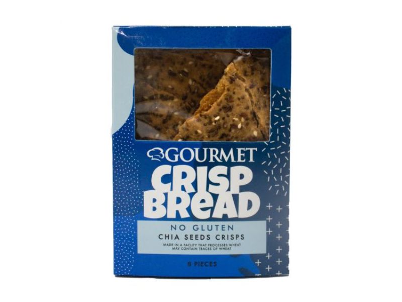 No Gluten Chia and Sesame Crispbread