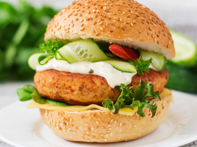 Cheese Chicken Burger Meal