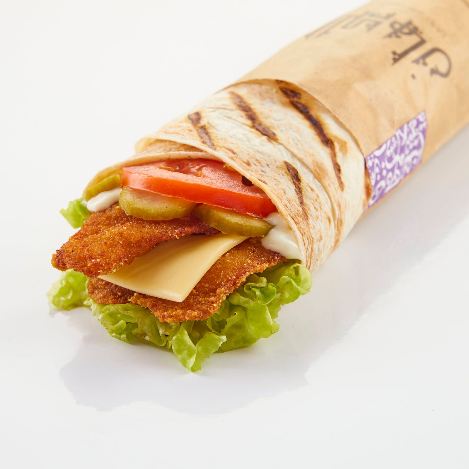 Pane Chicken With Mozzarella Sandwich
