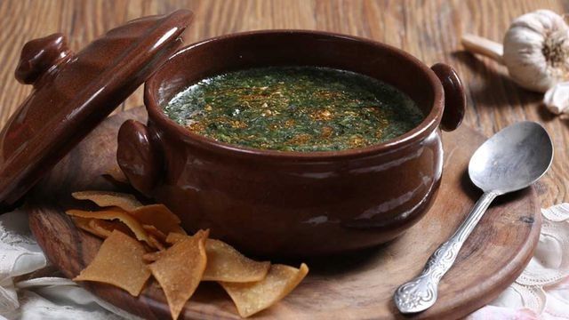 Molokhia with Meat Casserole