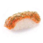 Fried Salmon Sushi