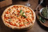 Seafood oriental Pizza