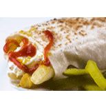 French Fries With Mozzarella Cheese Sandwich