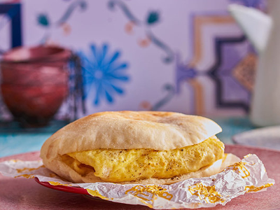 Pastrami Egg Sandwich