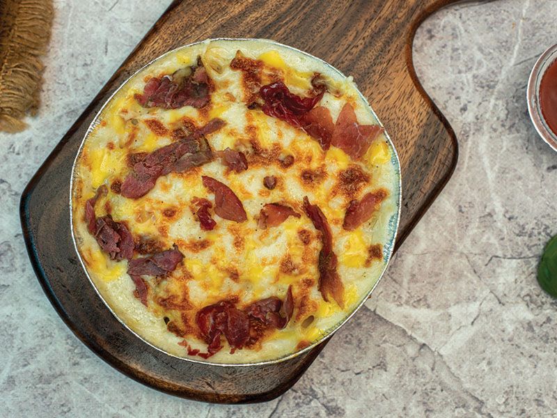 Bechamel Pasta With Pastrami