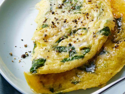 Omlette With Spinach & Potato