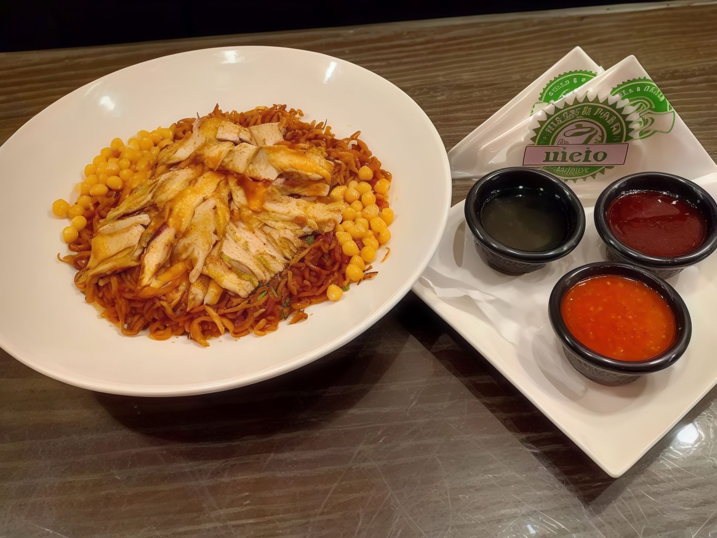 Jumbo Gero Koshary With Chicken Shawerma