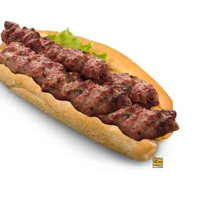 French Bread Beef Kofta Sandwich