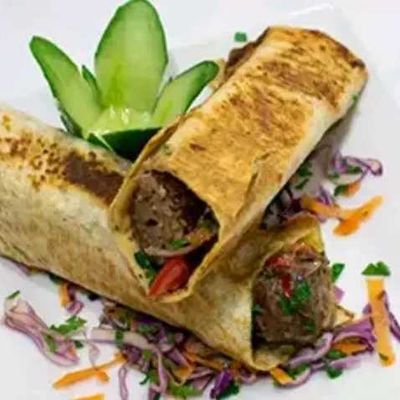 Syrian Charcoal Kofta Sandwich