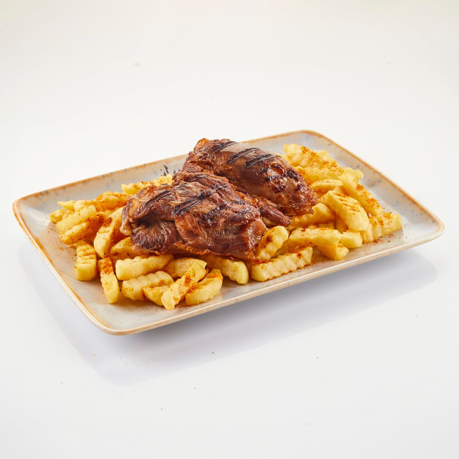 Plain Veal Shank+ French Fries