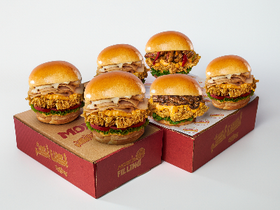 Chicken Brioche Box 6 Sandwiches