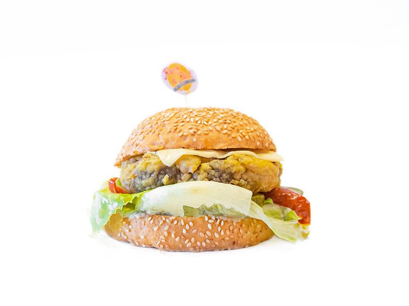 Fried Burger Sandwich