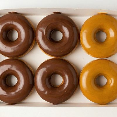 6 vegan biggie donut box