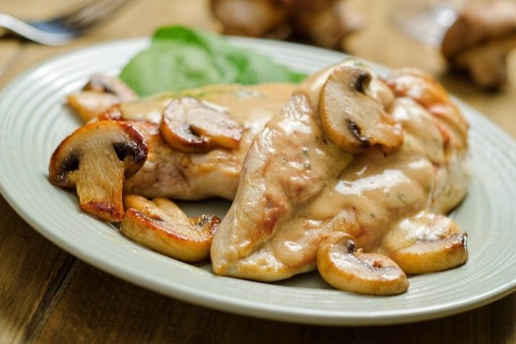 Chicken With Mushroom Platter