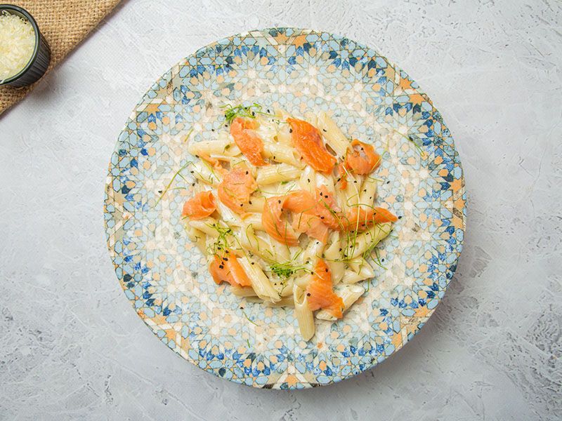 Pasta Smoked Salmon