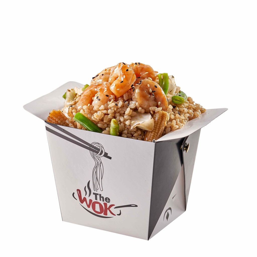 Kung Pao Rice With Shrimps