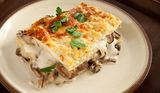 Quarter Chicken With Bechamel Pasta Meal