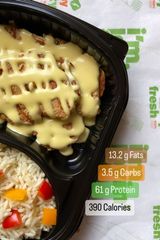 Cheesy Grilled Chicken Meal
