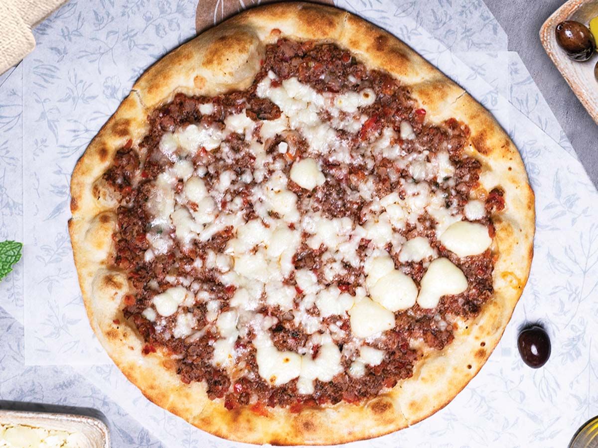 Meat and Cheese Mankoushe