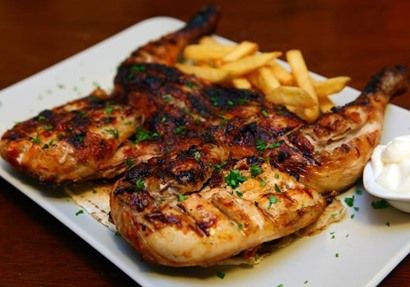 Half Grilled Chicken