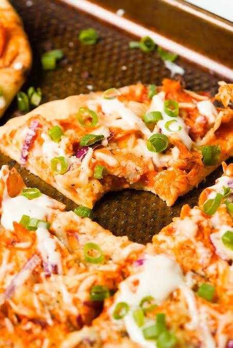 Buffalo Chicken Flatbread