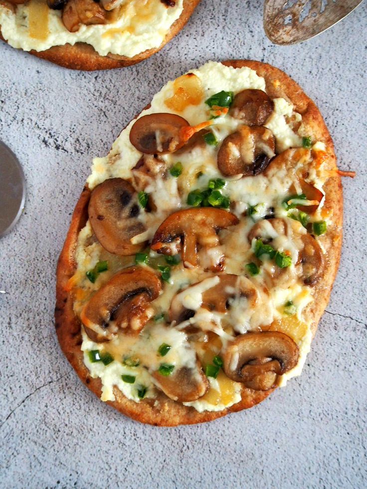 Tart Brown Mushroom Pizza Burger