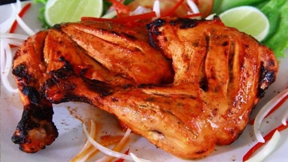 Half Grilled Tikka Chicken