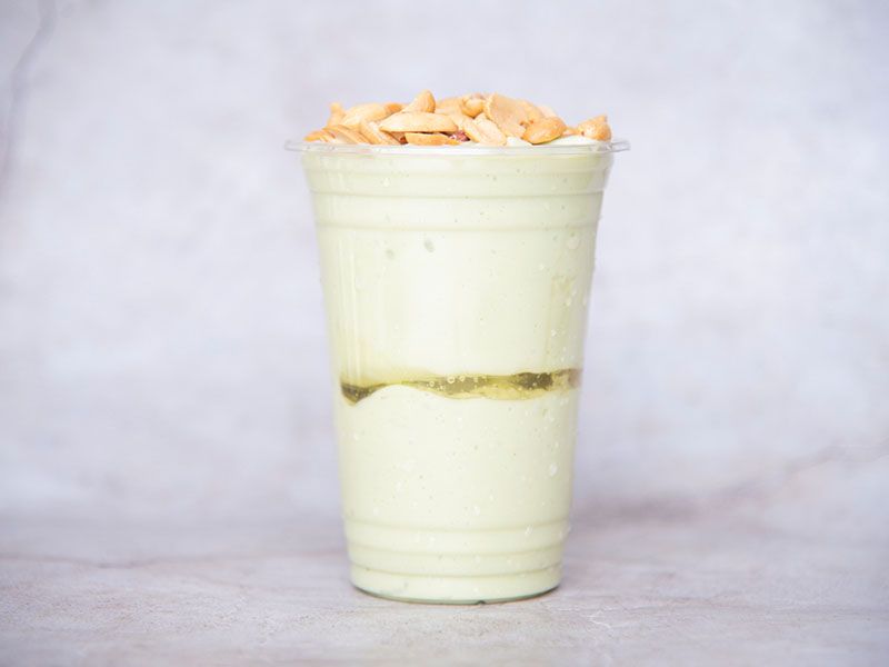 Avocado With Peanut Juice