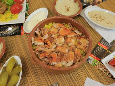 Chicken Shawerma Fatteh