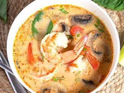 Seafood with Cream Soup