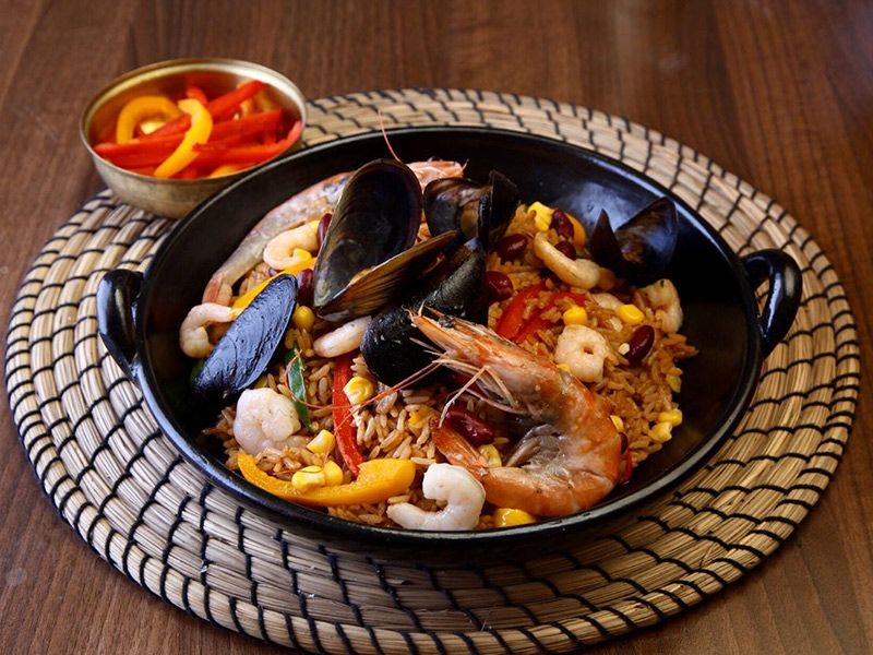 Paella Seafood Platter