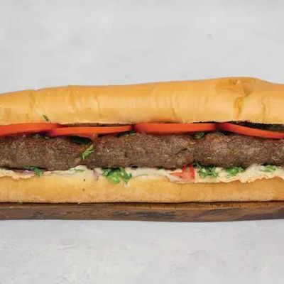 French Charcoal Kofta Sandwich